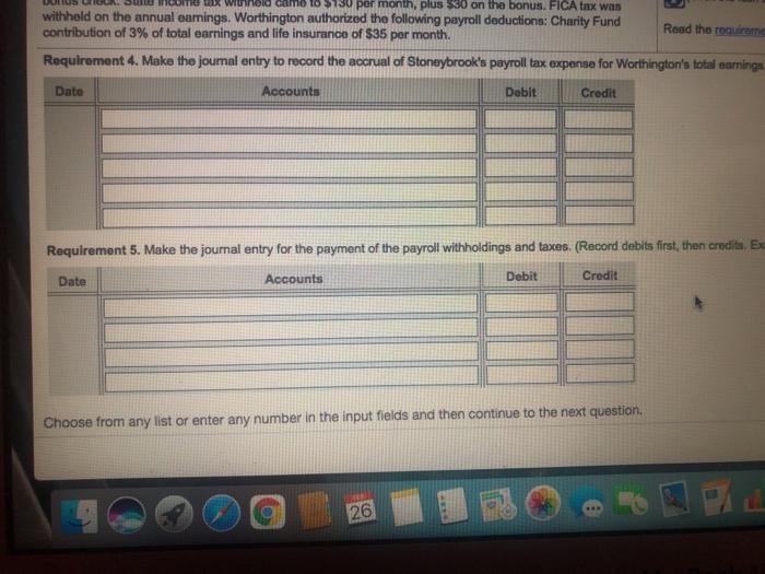 Expense as appropriate. Credit liability accounts for the payroll deductions and Cash