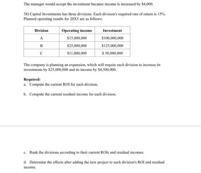 Organized please, schedule if possible and explanations The manager would accept the
