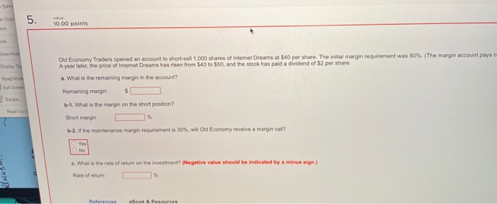 exec2 question 5 5. 10.00 points om Read Mod Old Economy Traders