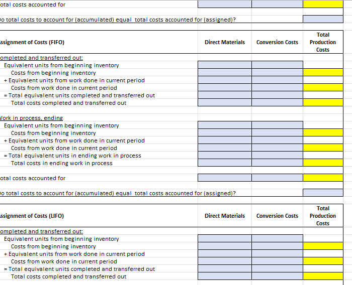 Quality Time Pieces, Inc. uses the FIFO method of process costing. Consider