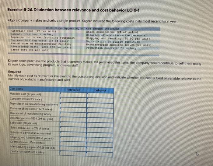  #2 as well as 3a, 3b, and 3c Exercise 6-2A Distinction