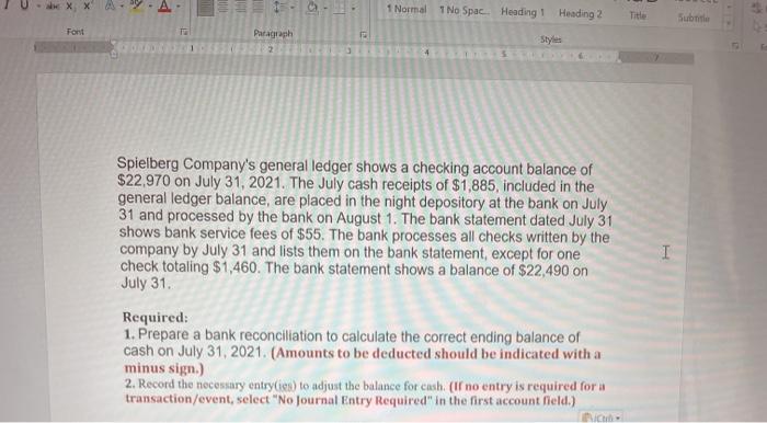  x x 1 Normal 1 No Spac, Heading Heading 2 Title