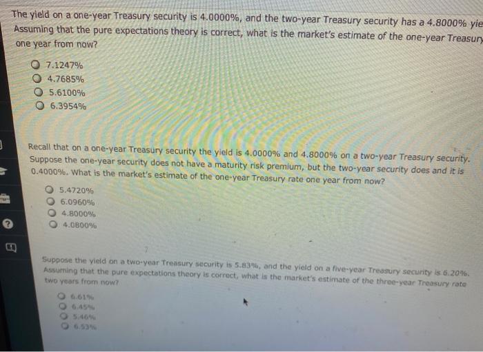 interest rates can be used to estimate future short-term interest rates, Based