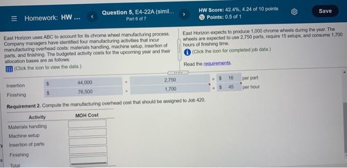 $ 11,000 Number of parts Machine setup 3,600 Number of setups Insertion