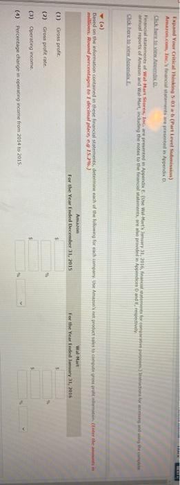  Expand your critical Thinking (Part Level ) Amazon.com, ancatat represente in