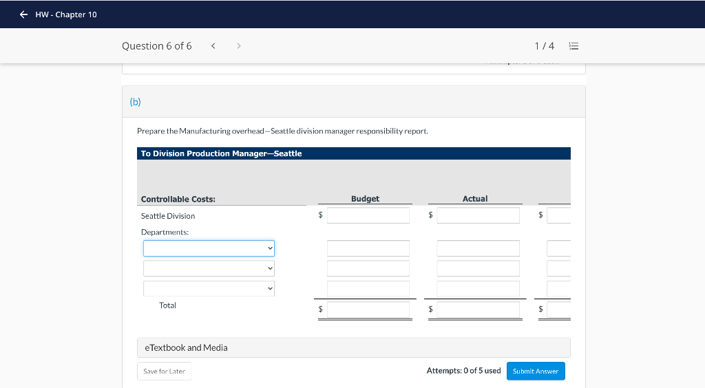 has divisions in Denver, Seattle, and San Diego. Each division has three