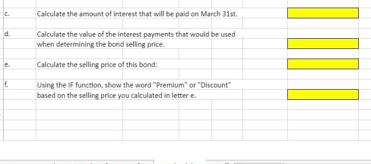 Functions The Chestnut Street Company plans to issue a bond semiannually on