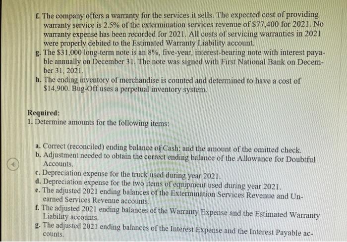 of De- cember 31, 2021. 0 December 31, 2021 Unadjusted Trial Balance