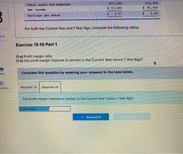 sheets follow. Current Yr 1 Yr Ago 2 Yrs Ago At December