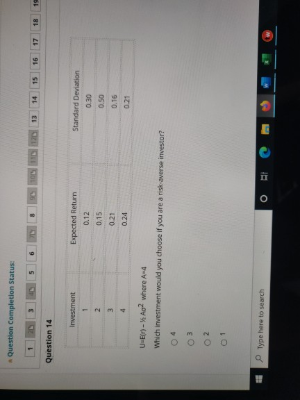 Question Completion Status: 1 3 5 6 8 TO 110 120
