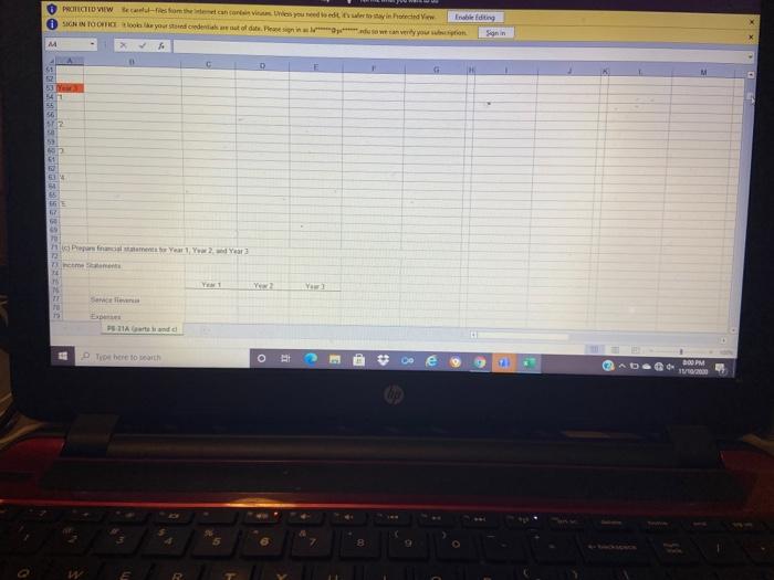 last two years, the company has engaged in the following activities: Jan.