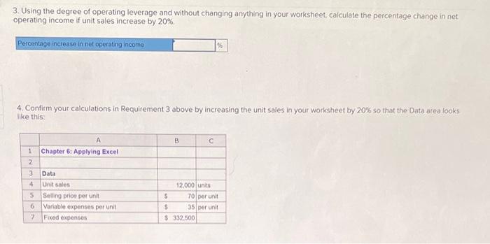 so that it looks like this: A B 1 Chapter 6: Applying
