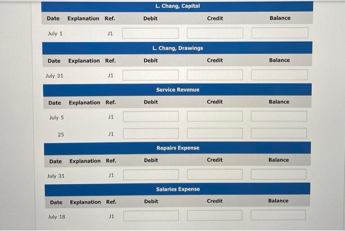 effective July 1. Billed customers $ 3,500 for cleaning services, Purchased supplies