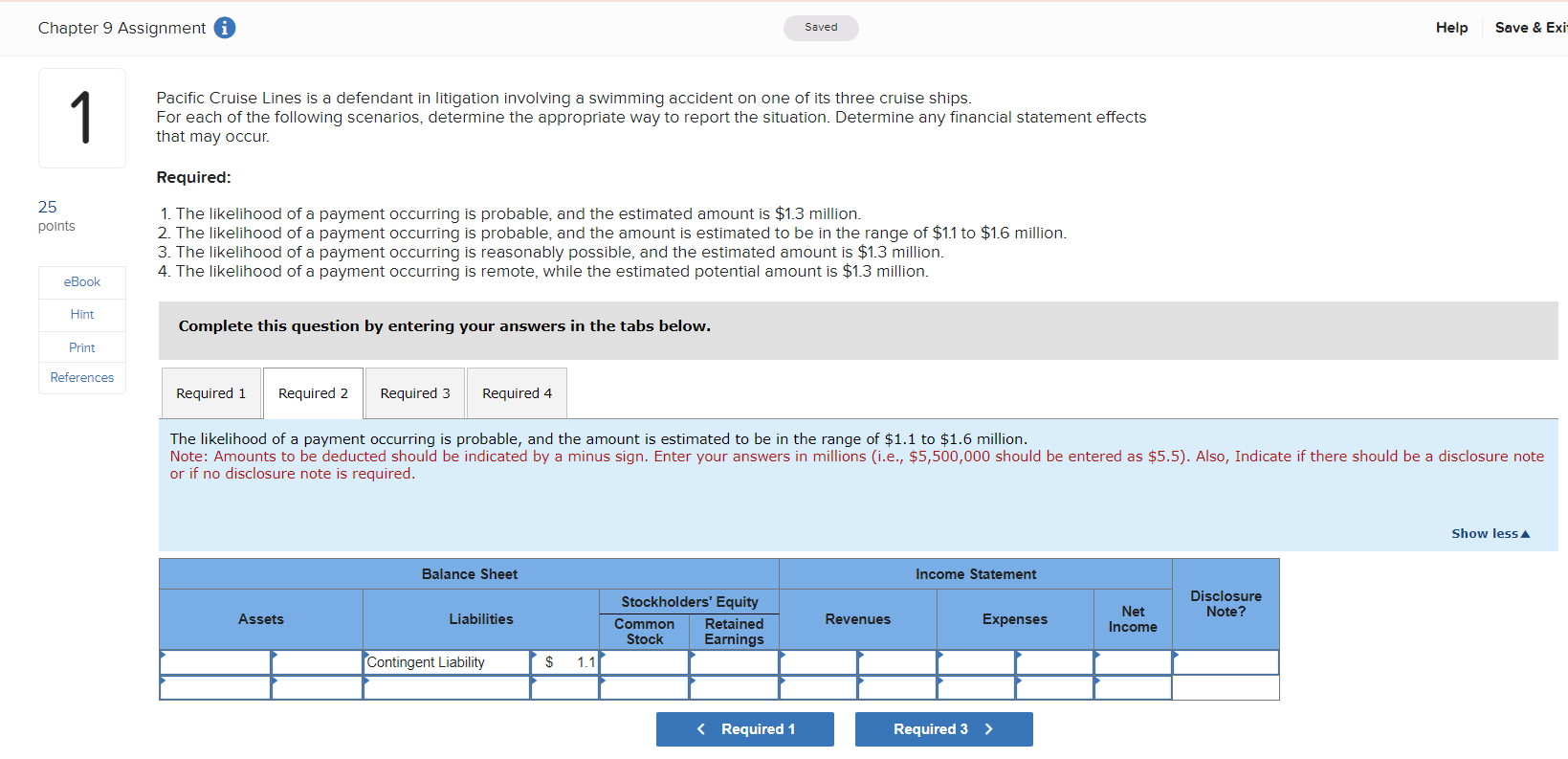  1 Pacific Cruise Lines is a defendant in litigation involving a