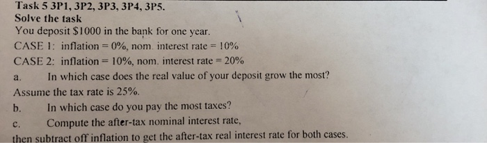  Task 5 3P1, 3P2, 3P3, 3P4, 3P5. Solve the task You