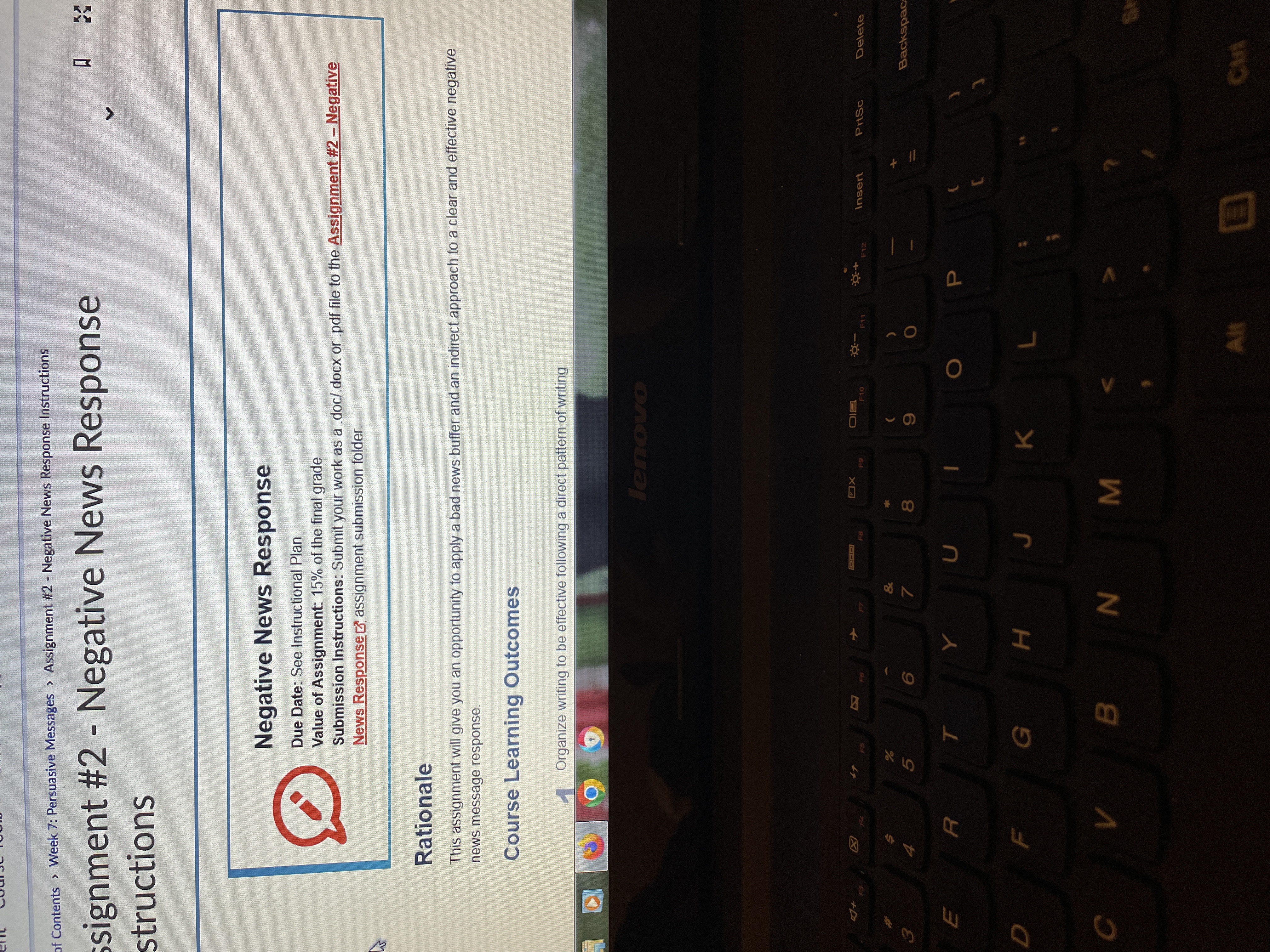 f Contents > Week 7: Persuasive Messages > Assignment #2 -