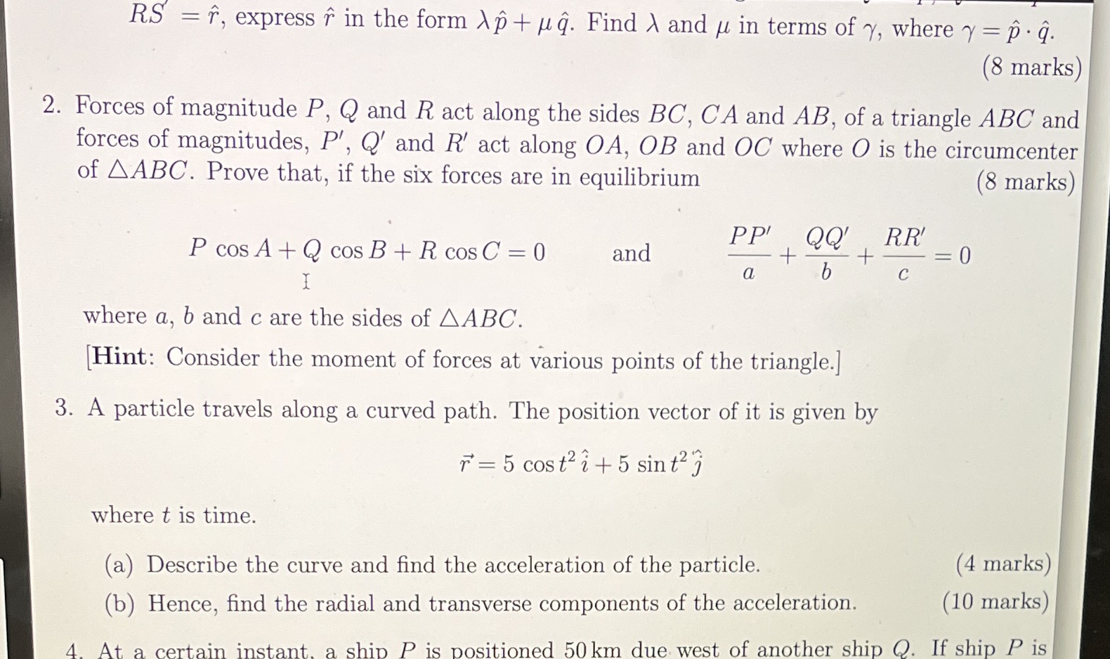 I would like to ask the question 2 and 3, thx a