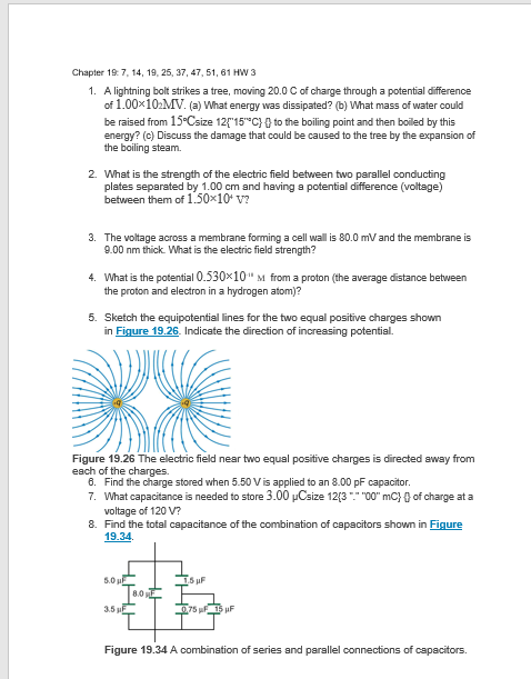  Chapter 19: 7, 14, 19, 25, 37, 47, 61, 61 HW