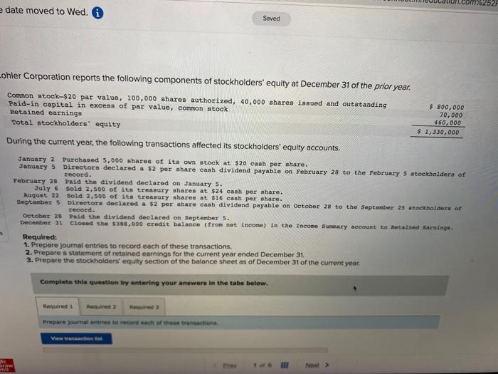 What would be the correct answers? m702521 e date moved to Wed.