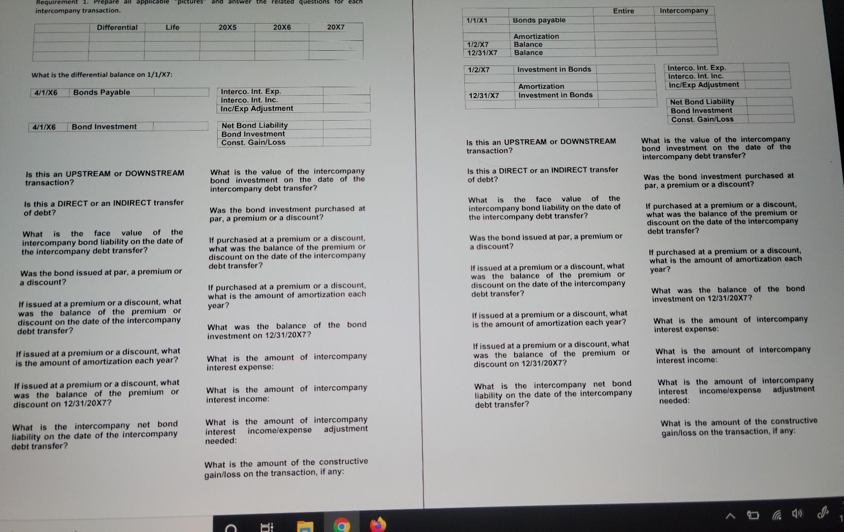 P8-28 A Comprehensive Problem: Intercorporate Transfers (Straight-Line Method) As of December 31,