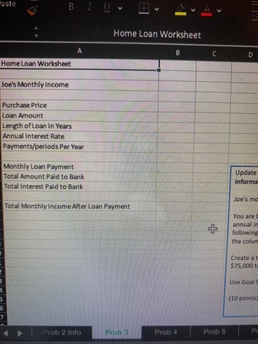 Amount 7 Length of loanna An interest Rate 9 Pablo Pere 11