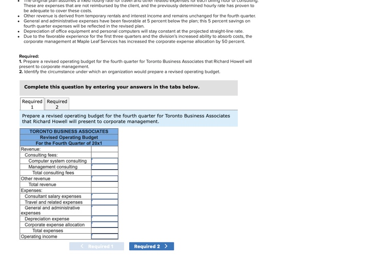 Toronto Business Associates, a division of Maple Leaf Services Corporation, offers management