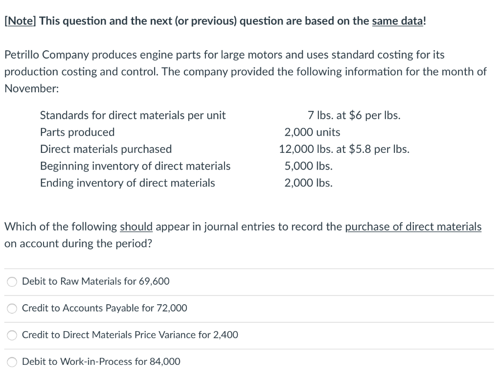  [Note) This question and the next (or previous) question are based