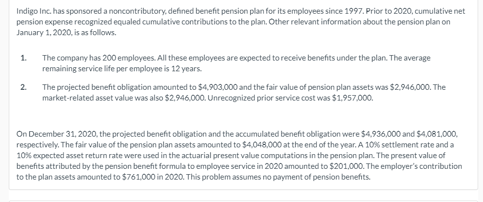 Indigo Inc. has sponsored a noncontributory, defined benefit pension plan for