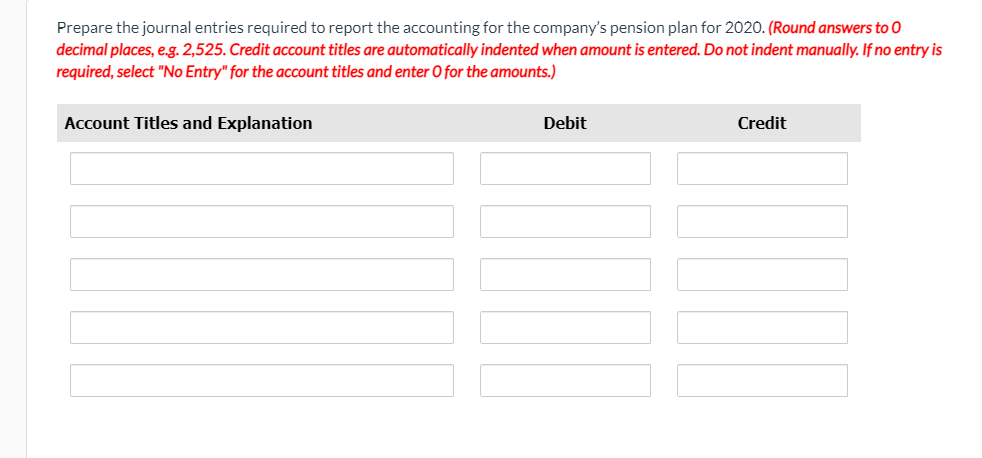 plan on January 1, 2020, is as follows. 1. The company has