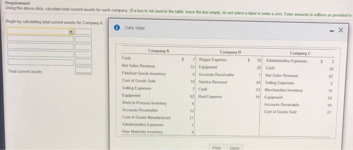 the des inventory mounts we ending balances and mountains Using the above