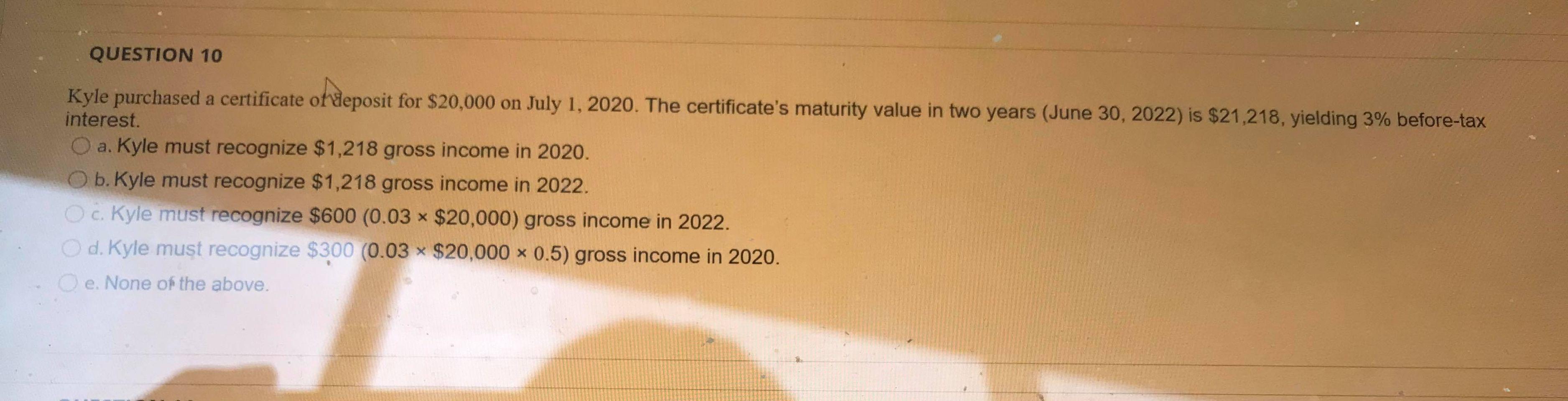 QUESTIONS Tony, whose wife died in December 2018, filed a joint tax