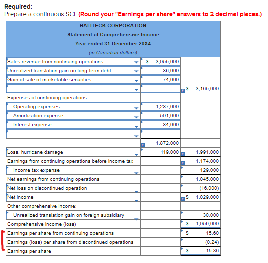 answers for the three boxes marked in red. Thank you Hallteck Corporation