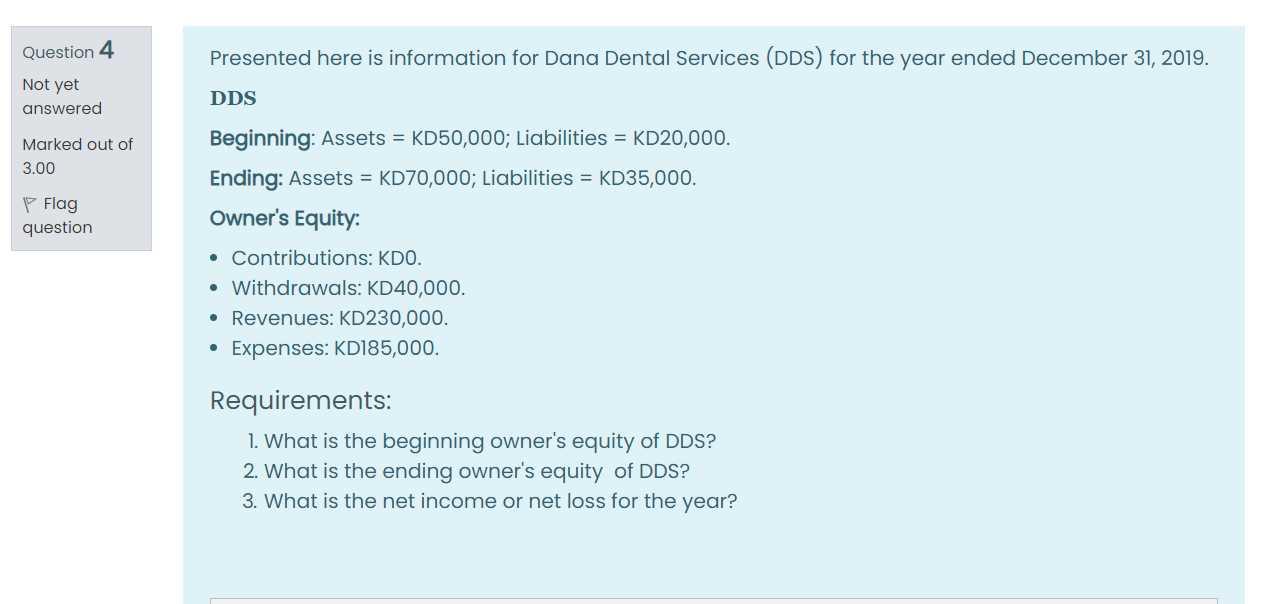 i have 1 hour Question 4 Presented here is information for Dana