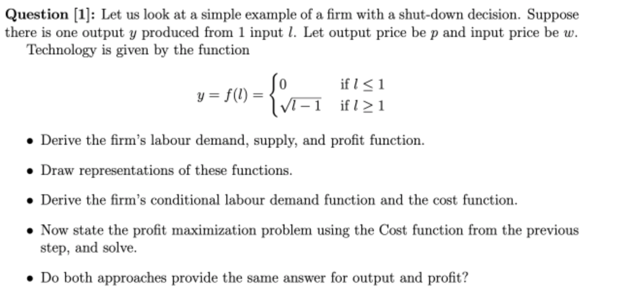 how do i approach question 1 on this assignment? I am unsure
