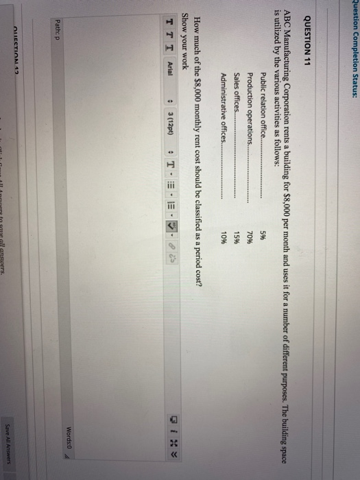 May: Marketing salaries........... $39,000 Property taxes, factory... $8,000 Administrative travel. $102,000 Sales