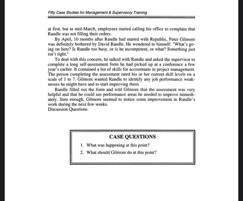 Fifty Case Studies for Management & Supervisory Training at first, but