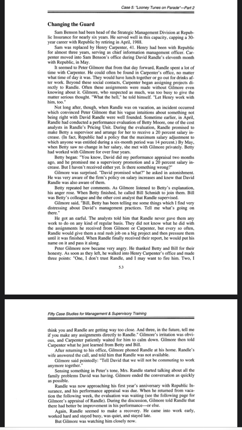 in mid-March, employees started calling his office to complain that Randle was