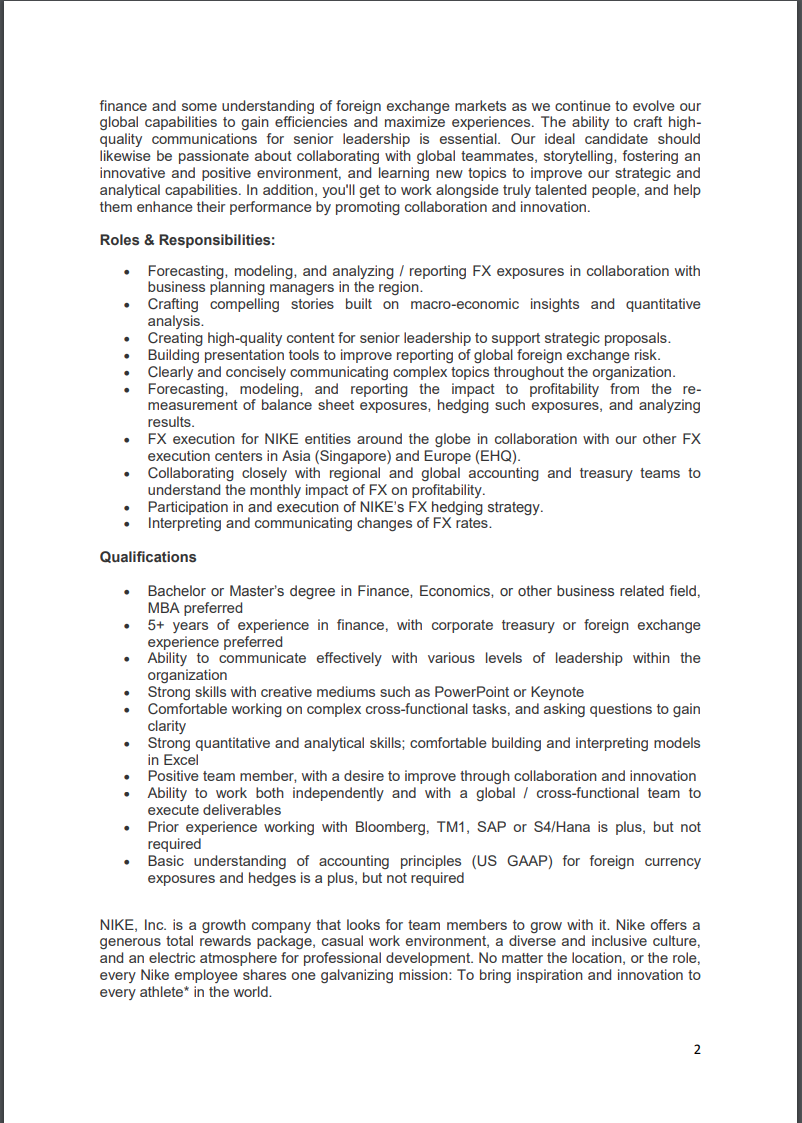 The reflective journal should reflect on what was done in the first