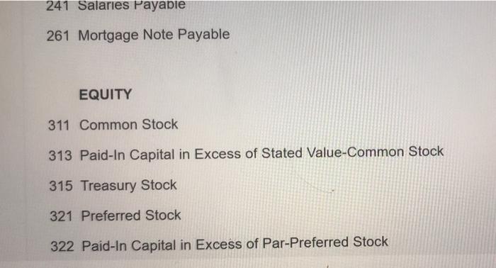 Enterprises Inc., with balances on January 1, 2005, are as follows: $7,500,000