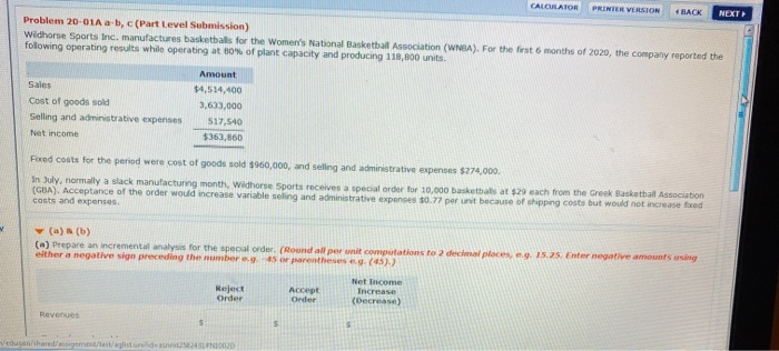  LALLULARO PRINTER VEILION HACK NEXT Problem 20-01A a b, c (Part