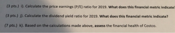 Additional financial information is found below the financial statements. Using this information,