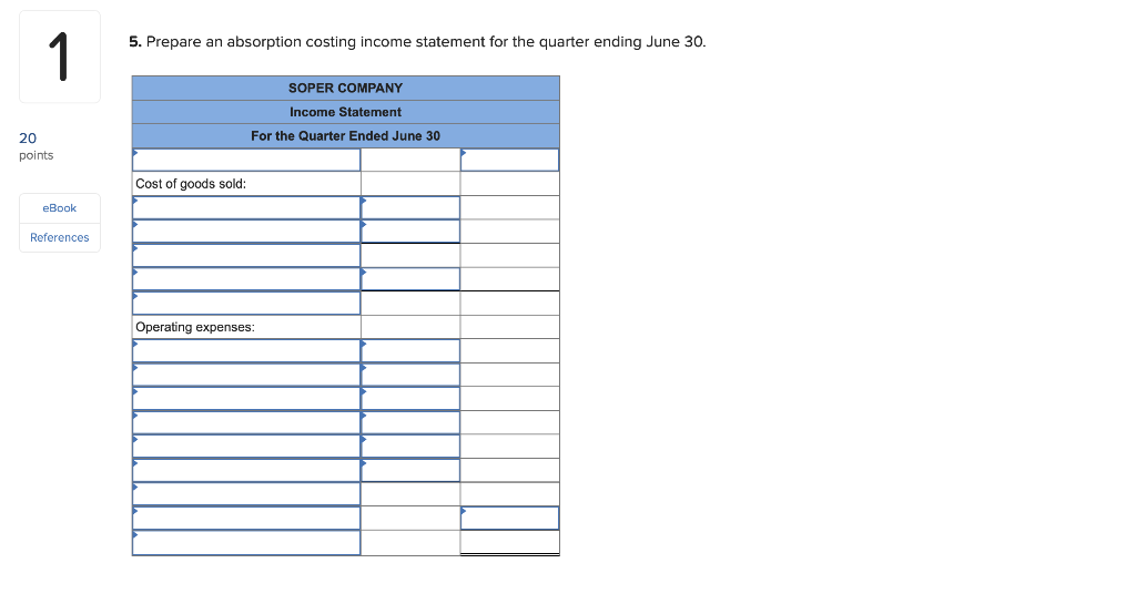 of sales. b. Actual and budgeted sales data are as follows: March