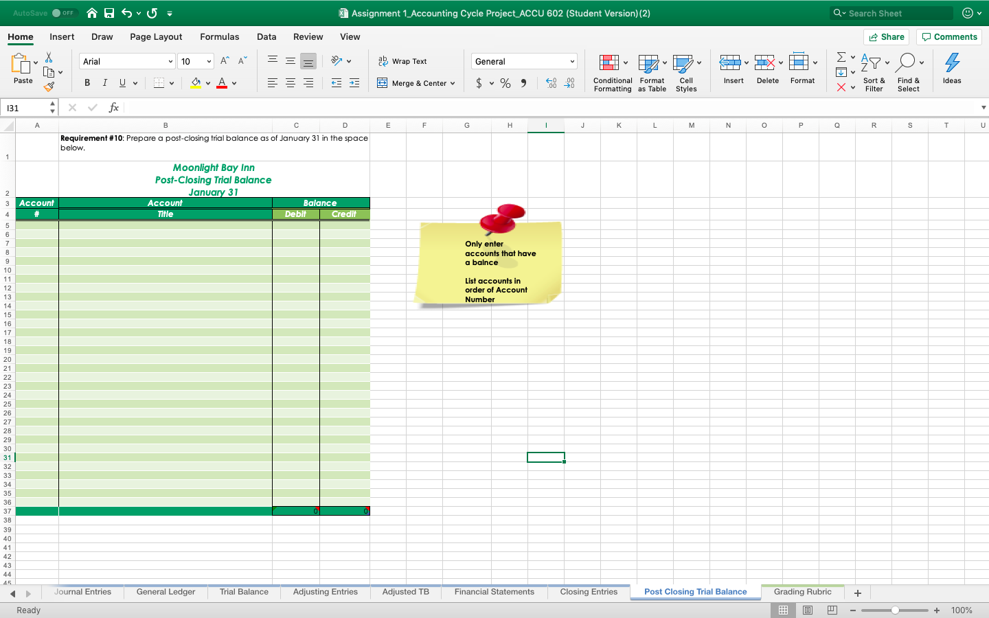 by its three owners, each of whom contributes $20,000 in cash in