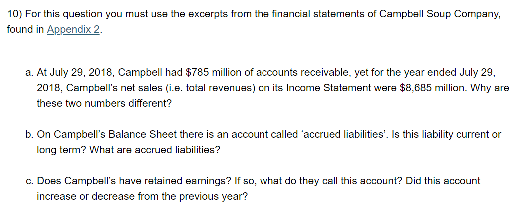  10) For this question you must use the excerpts from the