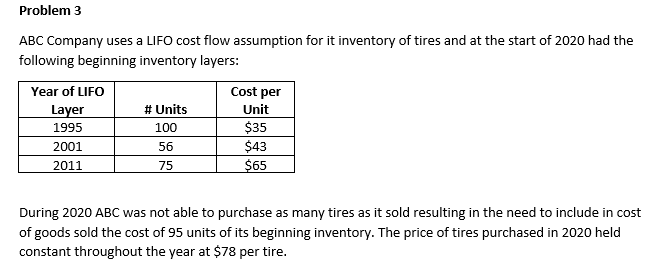 for each corresponding problem. Thank you!** FIFO Ending Inventory, 2017 Cost of