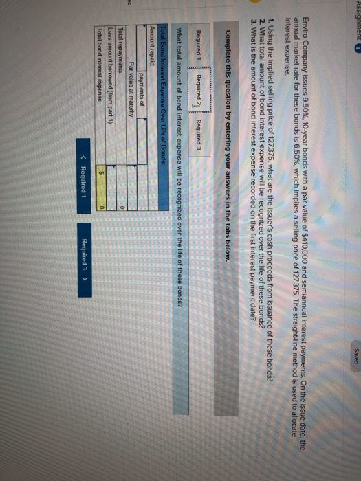 $410,000 and semiannual interest payments. On the issue date, the annual market