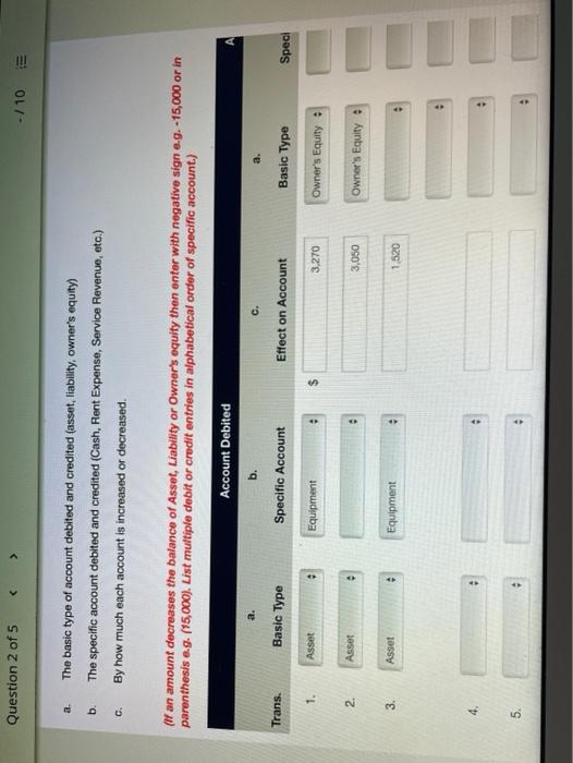 Total Care Services are listed below. 1. Steve transfers his used pickup