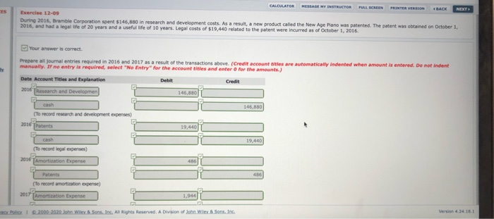 result, the estimate of useful life was extended to 12 years from
