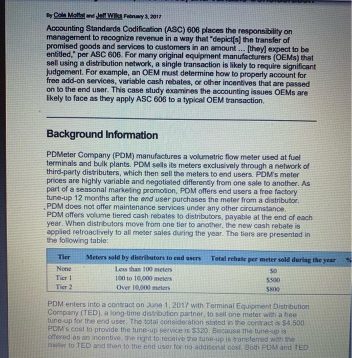  Question 2 and 3 in the case study By Cole Moffat
