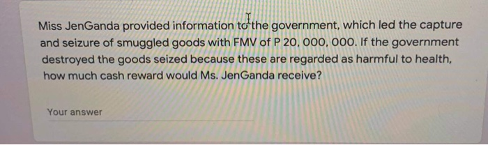 u are allowed to answer one question, thanks Ms. ABC, a resident
